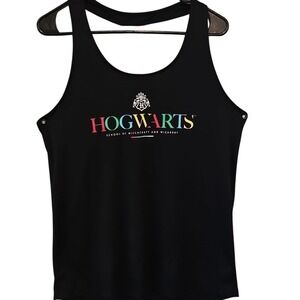 NWOT BoxLunch Hogwarts Harry Potter Black Tank Top XL